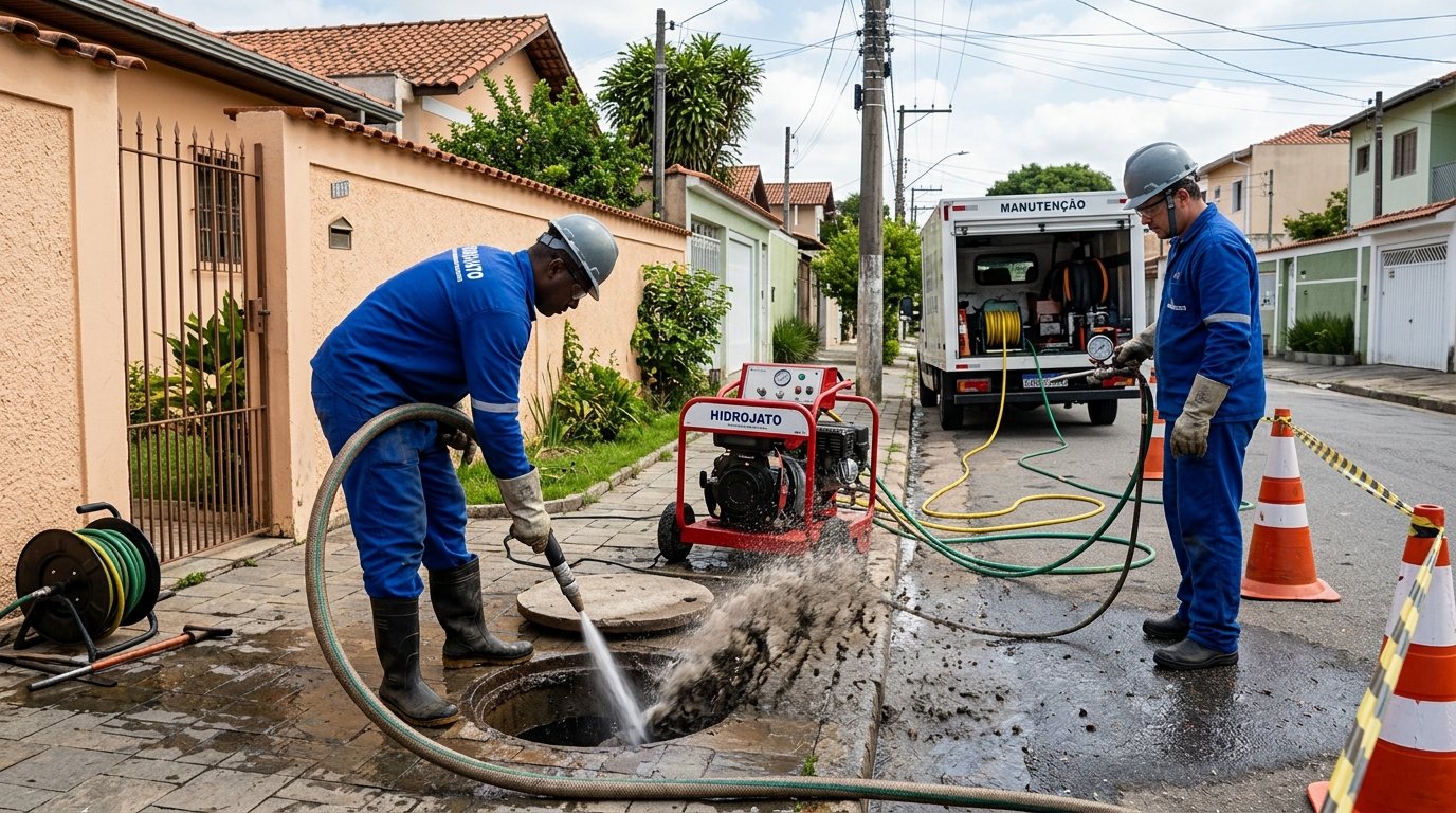 Hidrojateamento Residencial em Vitória‑ES